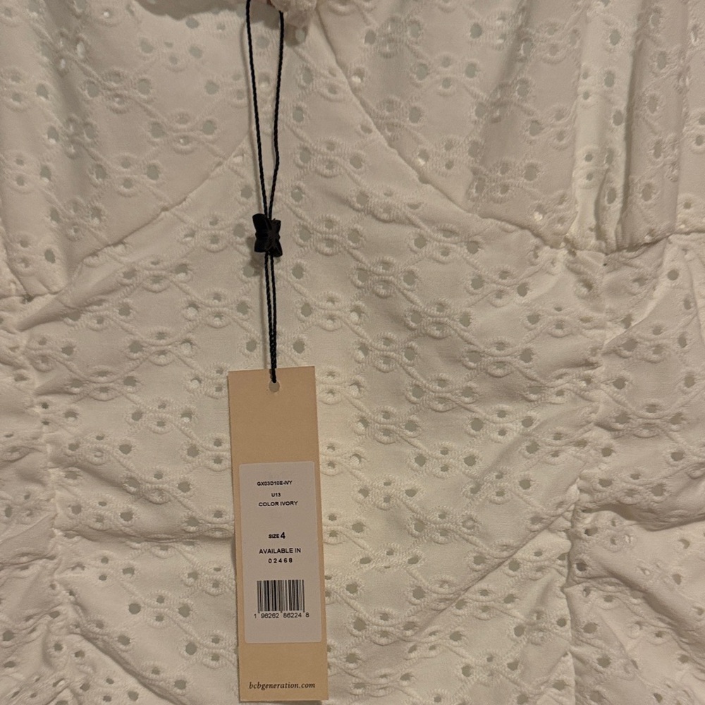 BCBGeneration Ivory Eyelet Top - Picture 5 of 5